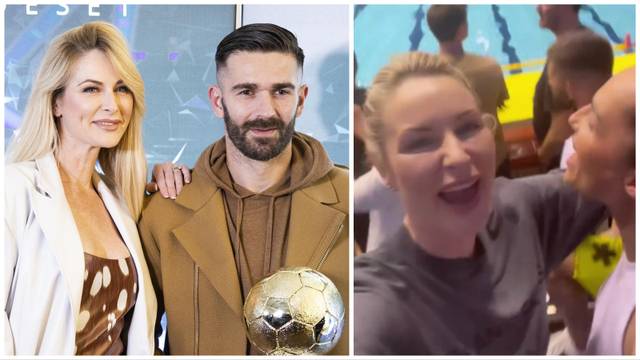 Rijetki izlazak Livaja, pratili su vaterpolo utakmicu: Zaljubljena Iris više je snimala supruga...