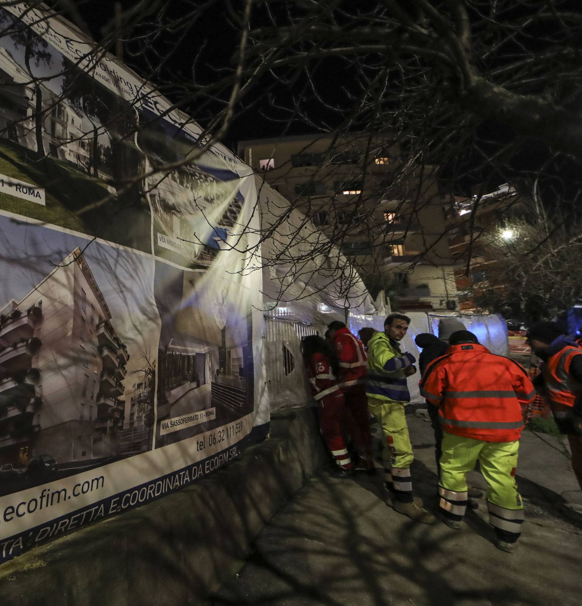 Rome, Via Lattanzio, collapses the road to the Balduina