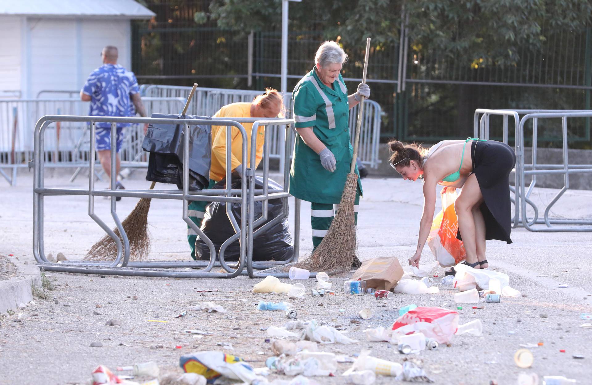Split: Čišćenje velikih količina otpada nakon Ultra Europe Festivala