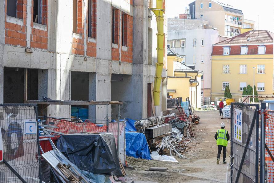 Zagreb: Građevinski radovi na KBC Sestre milosrdnice 