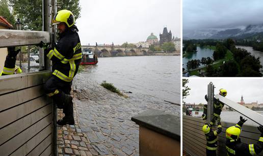 VIDEO Na putu ekstremne kiše: U Pragu postavljaju barijere uz Vltavu, uzbuna i u Austriji