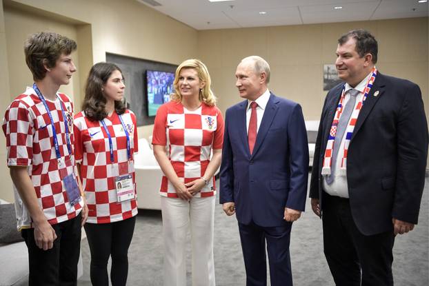 Officials at 2018 FIFA World Cup final, France 4 - 2 Croatia