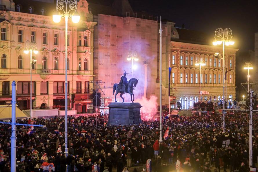 Zagreb: Svečani doček rukometnih reprezentativaca nakon osvojene bronce na Europskom prvenstvu