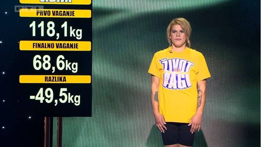 Lidija iz Života na vagi: 'Cijeli ću se život boriti da ne vratim kile'