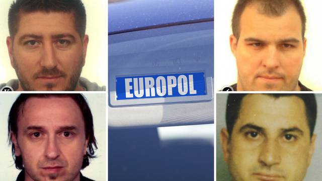 Na listi najtraženijih bjegunaca Europola su i četvorica Hrvata