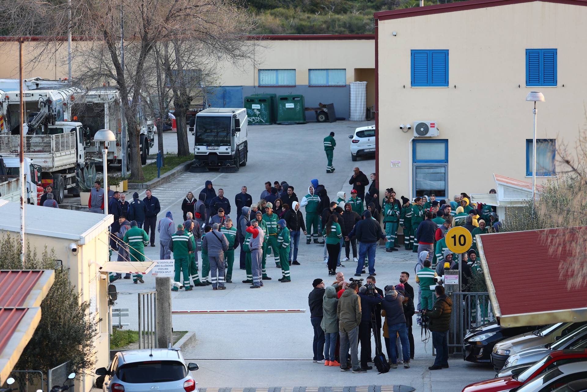 Split: Radnici Čistoće započeli štrajk