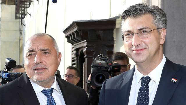 Zagreb: Bugarski premijer Bojko Borisov stigao na sastanak s Plenkovićem