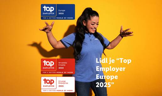 Lidl Hrvatska po 2. put „Top Employer 2025.“