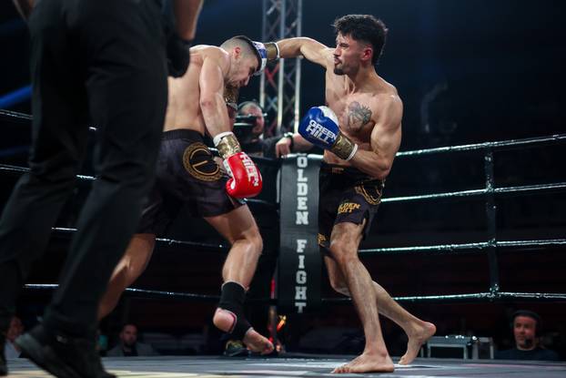 Zagreb: Borilački spektakl Golden Fight 8, borba Andrei Kedves - Reza Jafari