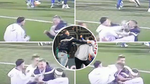 Hajduk: Naš šef sigurnosti je profesionalac, štitio je igrače. A ljude u loži su gađali i polijevali
