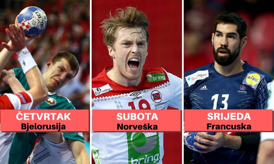 Protiv Bjelorusa već u četvrtak pa Norvežani i za kraj Francuzi