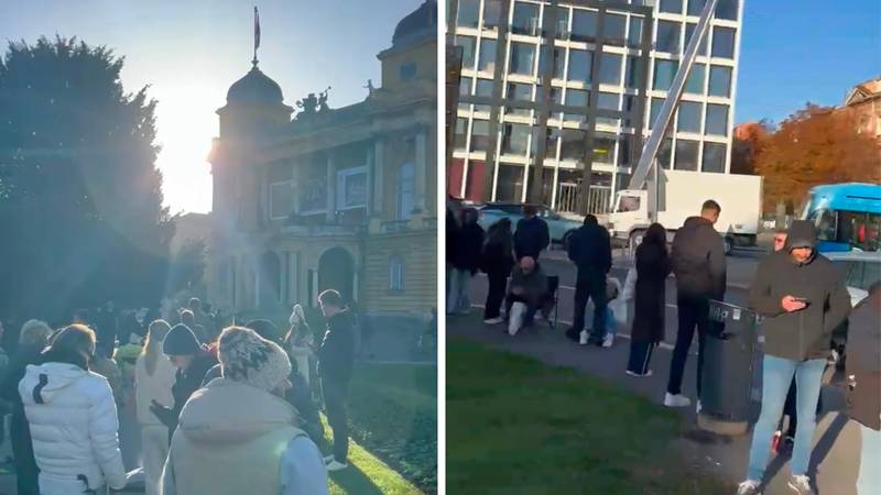VIDEO Orašar ludilo! Građani satima čekaju u redu za karte...