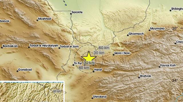 Najmanje 120 ljudi je poginulo u razornom potresu u Afganistanu
