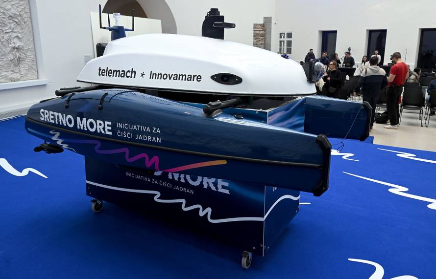 Zagreb: IRB, Telemach i DIH Innovamare predstavili plovilo koje će čistiti Jadransko more