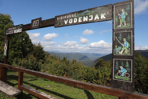 Vidikovac Veliki Vodenjak s pogledom na Kupsku dolinu
