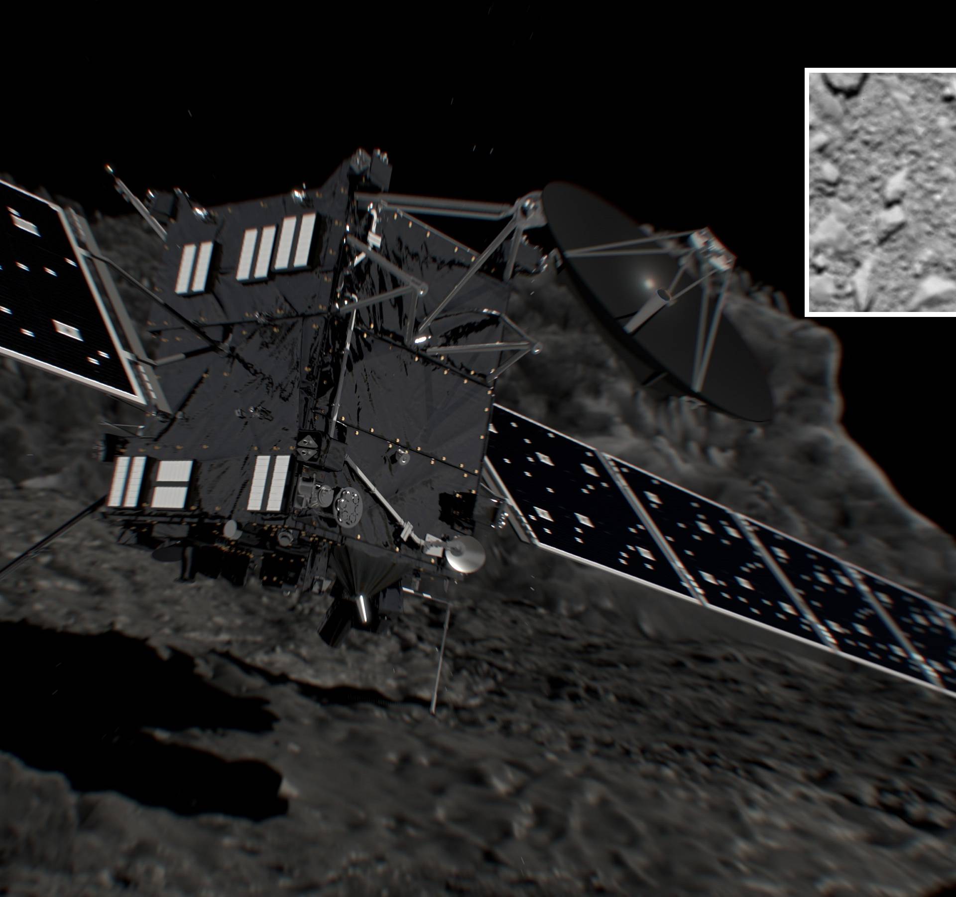 Fotka za kraj: Rosetta se zabila u komet na kraju velike misije