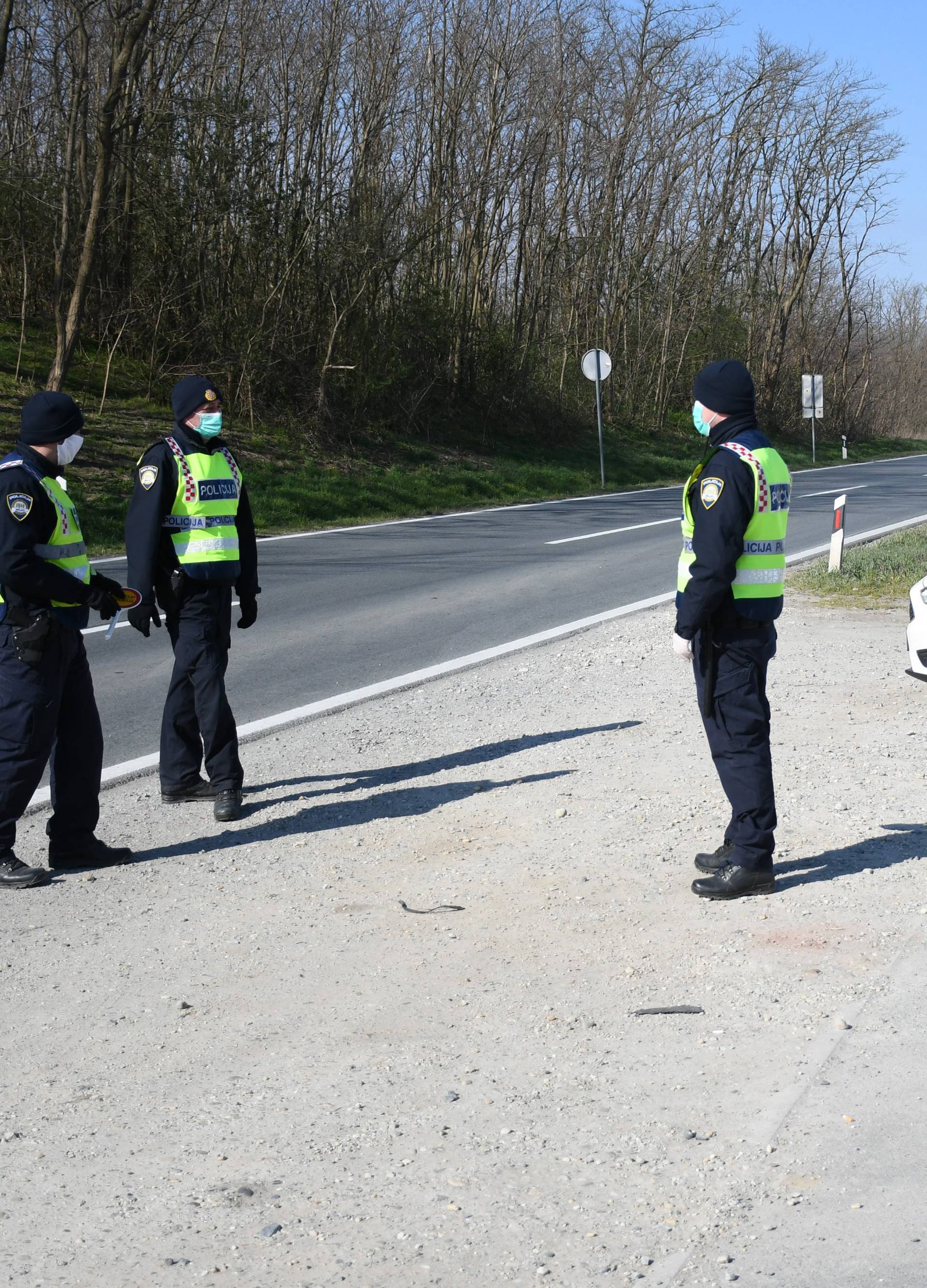 Virovitica: Policija na ulazu i izlazu grada provjerava valjane propusnice