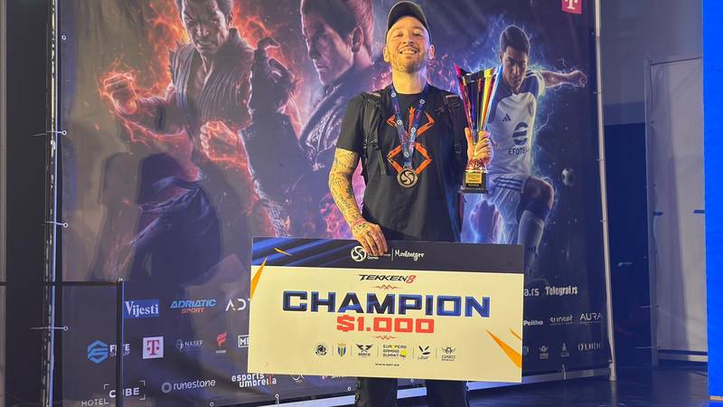 Hrvat osvojio zlato u igri Tekken 8: 'Inače konobarim, a na ovaj sam turnir upao kao zamjena!'