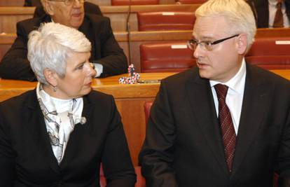 Josipović i Kosor izgladili su nesuglasice na nedjeljnoj kavi