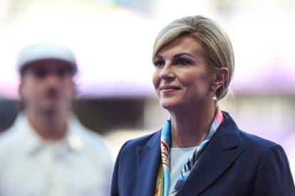 FOTO Kolinda je uručila broncu Sandri: 'Nema sretnije od mene'