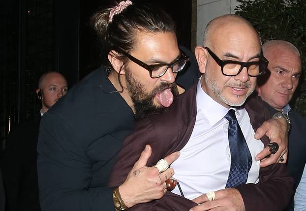 EXCLUSIVE: Excl - Jason Momoa At Gucci Party 3 am