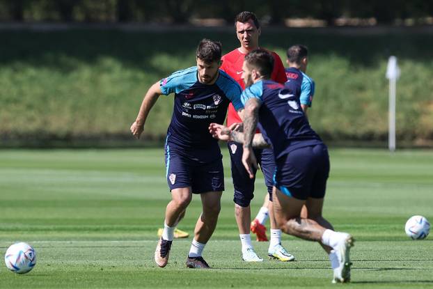 Doha: Trening hrvatske nogometne reprezentacije