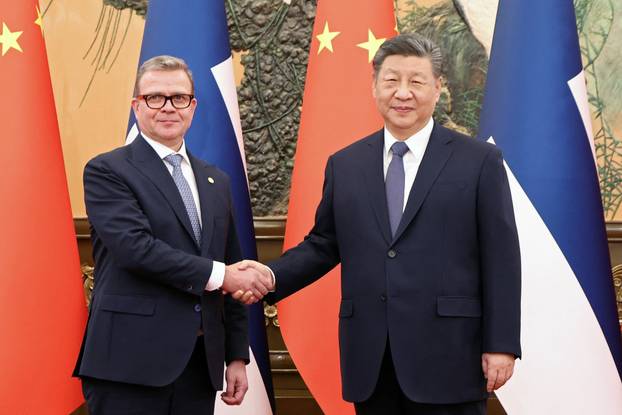 Finland's Prime Minister Petteri Orpo visits China