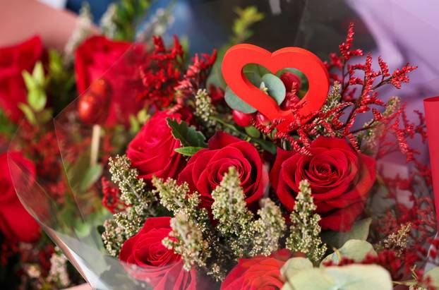Zagreb: Bogat izbor cvijeća i cvjetnih aranžmana povodom Valentinova