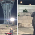 Houdek otpjevao Ružu Hrvatsku ispred Vukovarskog vodotornja: Poslušajte kako zvuči izvedba...