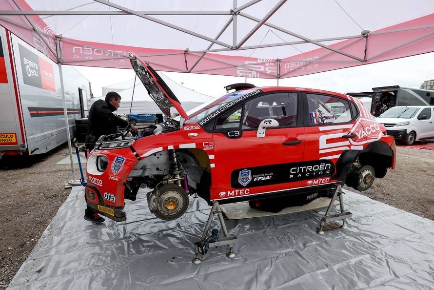 Zagreb: Obilazak servisnog parka na Velesajma uoči WRC Croatia Rallyja 2023.