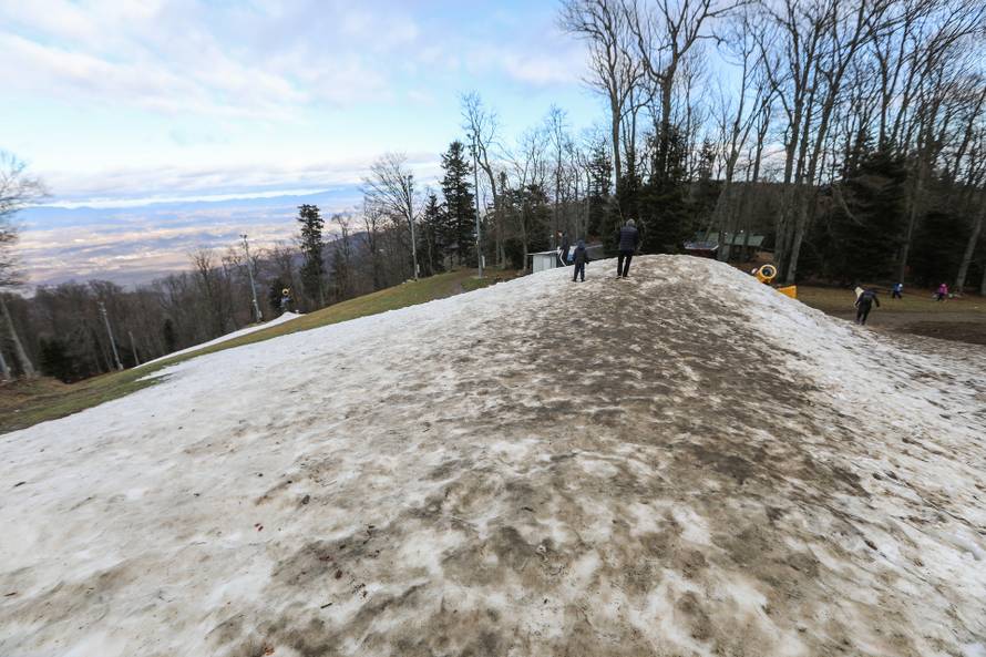 U prvim danima siječnja zagrebačko Sljeme bez hladne zime i pravog snijega