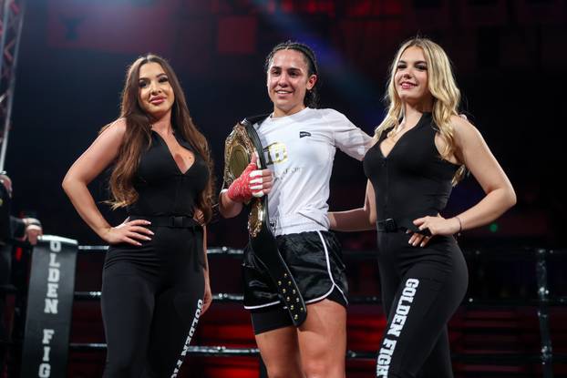 Zagreb: Borilački spektakl Golden Fight 8, borba Karmela Makelja - Helena Wsciubiak