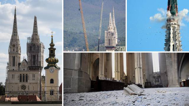 Danas kreće obnova katedrale u Zagrebu: Evo kako je izgledala nakon potresa prije 2 godine