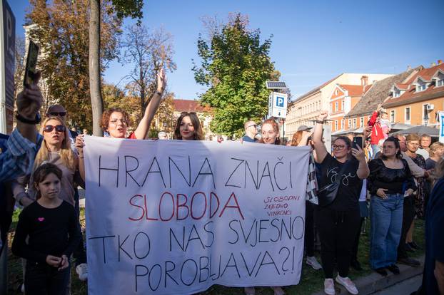 Prosvjed svinjogojaca u Vinkovcima zbog afričke svinjske kuge