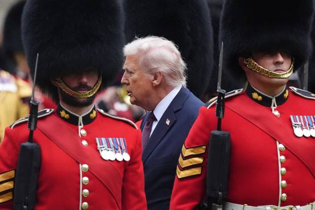 U.S. President Trump makes second state visit to Britain