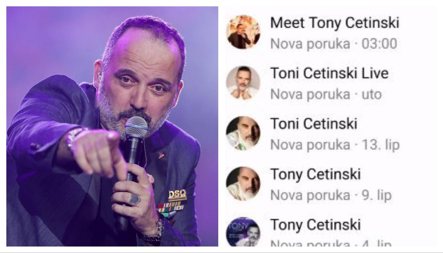 Tony Cetinski godinama se već bori s lažnim profilima: 'Za ovo nemaju rješenje niti institucije'