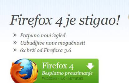 Mozilla na tržište lansirala novi i brži web pretraživač Firefox 4