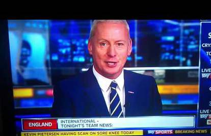 Nestao iz kadra: Reporter Sky Sportsa u eteru pao s ljestvi!