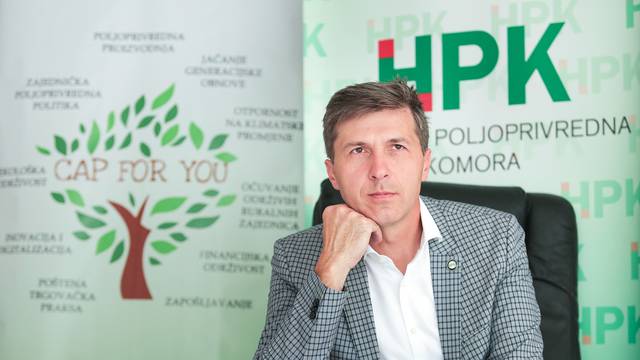 Zagreb: Mladen  Jakopović, predsjednik Hrvatske poljoprivredne komore