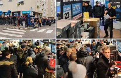 Black Friday ludilo u Zagrebu: U redu zbog jeftinih laptopa...