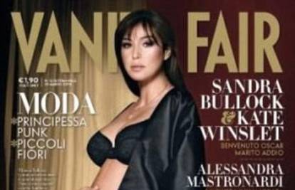 Trudna i polugola Bellucci na naslovnici Vanity Faira 