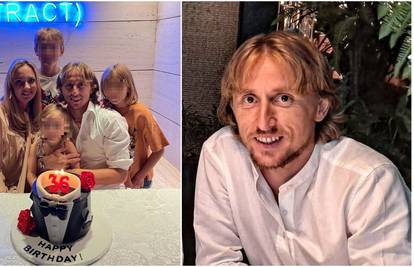 Luka Modrić proslavio rođendan sa ženom i djecom: Hvala svima
