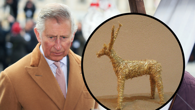 Princ je u  Baranji dobio  jelena od slame: 'Možda ga i zapalim'