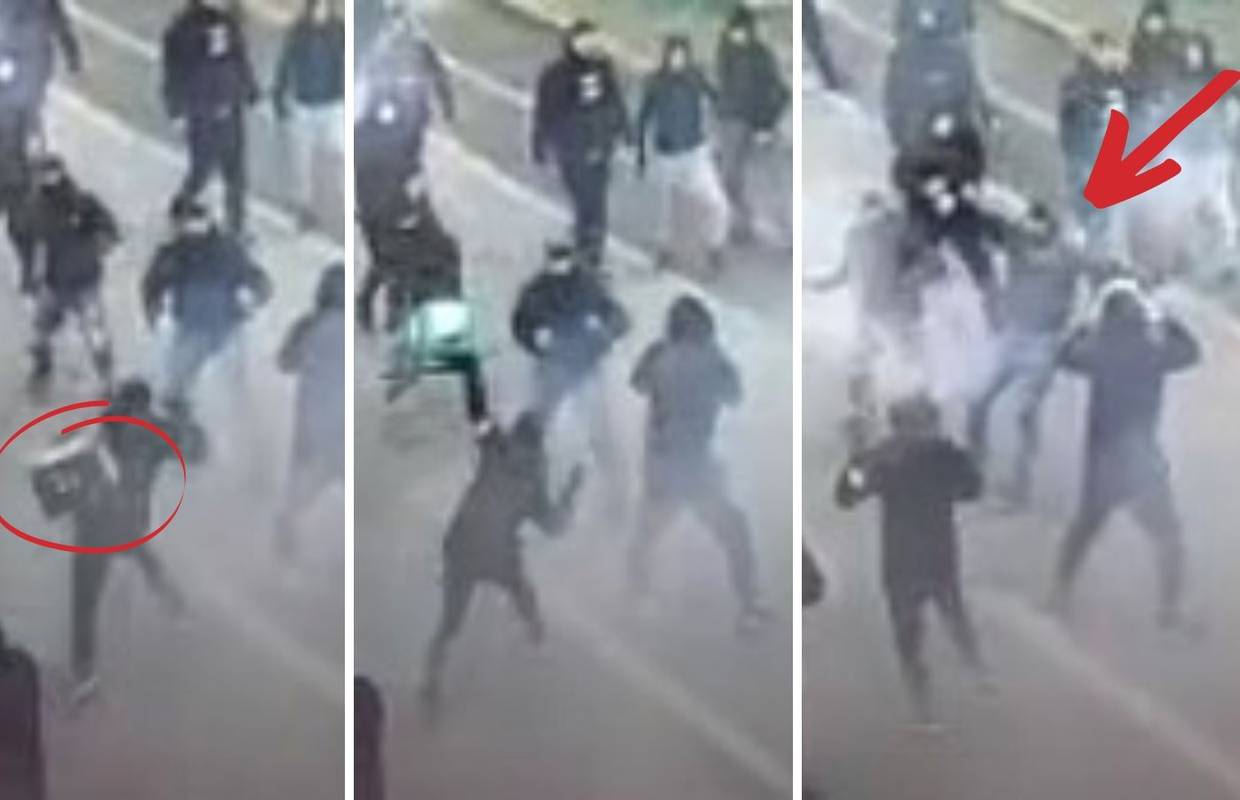 VIDEO U Gorici su se mlatili BBB i Torcida: Jedan uzeo gajbu i nokautirao drugog huligana