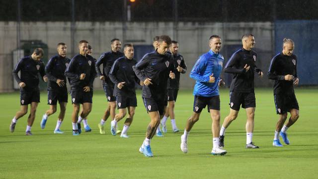 Zagreb: Reprezentativci odradili trening uoÄi utakmica protiv SlovaÄke i AzerbajdÅ¾ana
