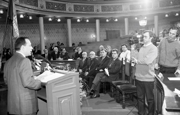 Konstituirajuća sjednica na 43. Skupštini Grada Zagreba, 2.12.1995.