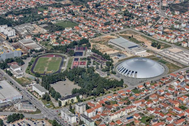 Pogled iz zraka na Grad Zadar