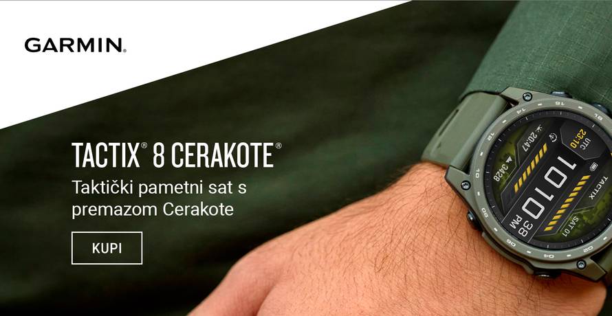 Dizajniran za outdoor avanturiste: Garmin tactix 8 Cerakote Edition