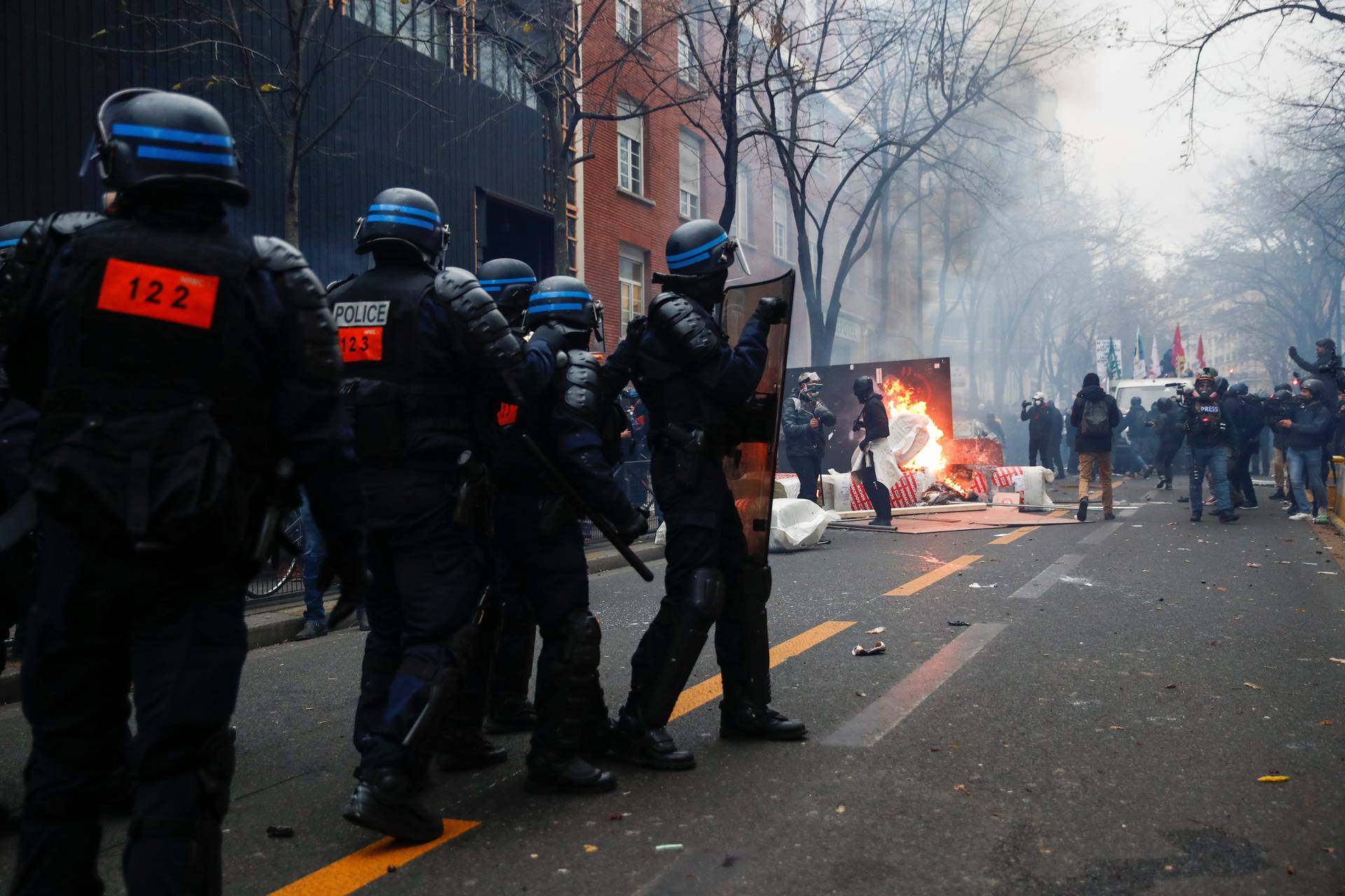 Demonstration against the 'Global Security Bill' in Paris