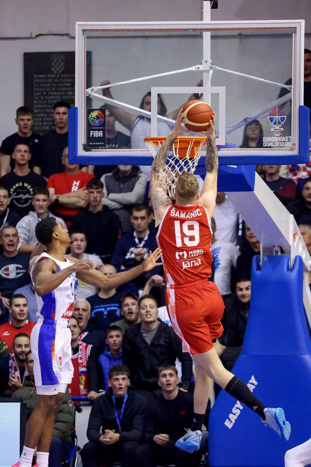 Zadar: Hrvatska i Francuska odigrali utakmicu kvalifikacija za EuroBasket
